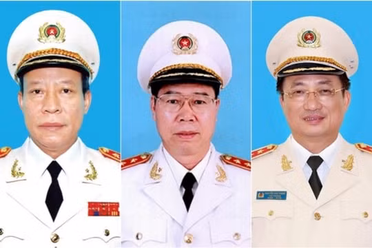 Ba Thứ trưởng Bộ Công an nghỉ hưu từ ngày 1/6