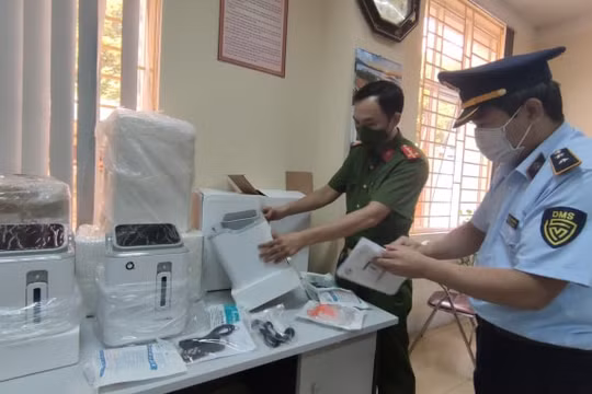 Lào Cai: Phát hiện điểm bán máy tạo oxy chữa bệnh Covid-19 nhập lậu