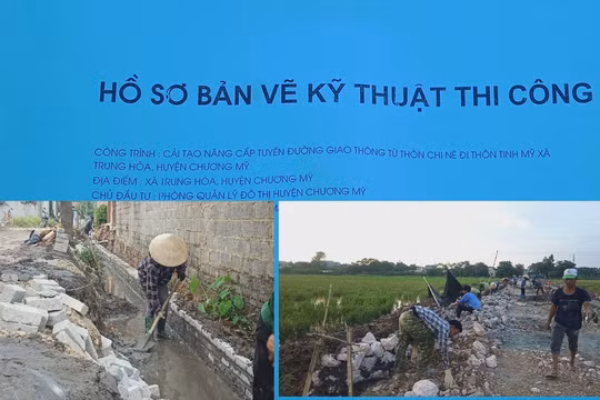 Chương Mỹ (Hà Nội): Nhiều dấu hiệu sai phạm tại dự án cải tạo, nâng cấp tuyến đường giao thông nông thôn