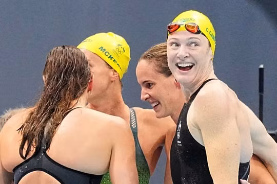 Vận động viên Australia lập kỷ lục thế giới ở môn bơi tại Olympic Tokyo 2020