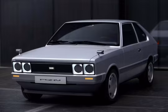 Khám phá mẫu xe điện Hyundai Pony sở hữu phong cách hoài cổ