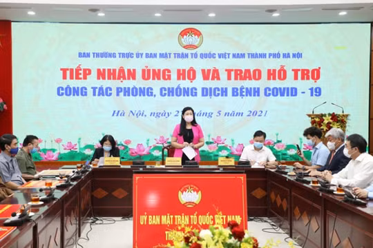 Hà Nội: Tiền ủng hộ phòng, chống dịch bệnh Covid-19 sẽ dùng mua vắc xin cho người dân