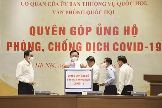 Chủ tịch Quốc hội Vương Đình Huệ phát động quyên góp ủng hộ phòng, chống dịch COVID-19
