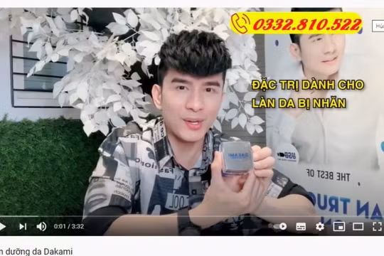 Cần xử lý nghiêm việc quảng cáo “thổi phồng” công dụng của mỹ phẩm Dakami
