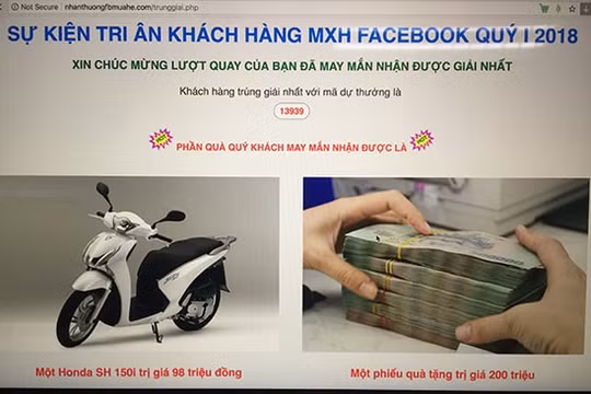 "Bất ngờ trúng thưởng qua điện thoại"- chiêu trò cũ rích nhưng vẫn có người mắc bẫy