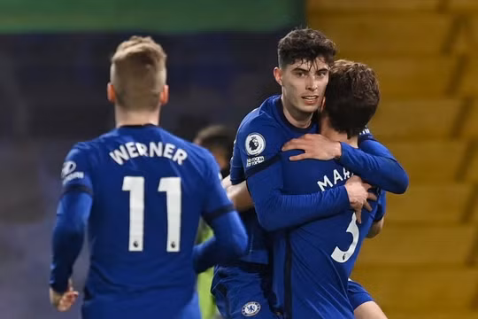CLB Chelsea thắng 2-0 trước Everton ở Ngoại hạng Anh