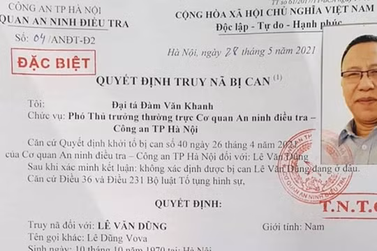 Khởi tố đối tượng giúp Lê Dũng Vova lẩn trốn
