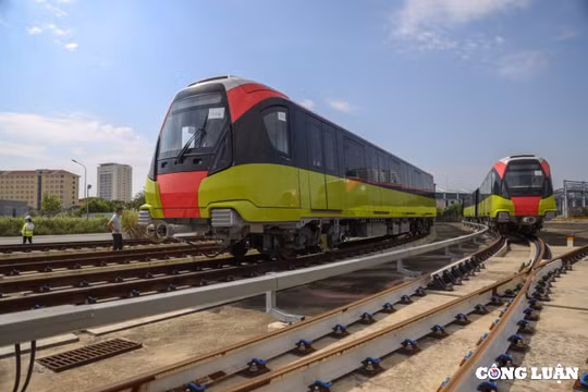 10 đoàn tàu tuyến Metro Nhổn - ga Hà Nội đã sẵn sàng cho việc chạy thử nghiệm