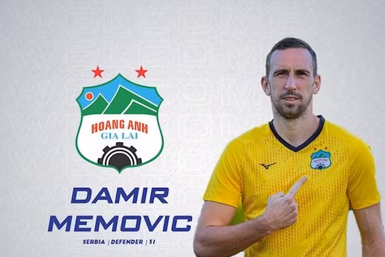 HAGL ấn định tương lai của trung vệ Damir Memovic