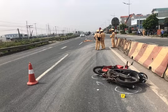 Hà Nam: Người điều khiển xe máy tử vong trên quốc lộ 1