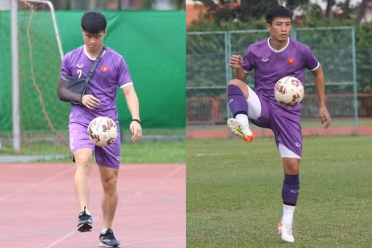 Bùi Tiến Dũng thay Duy Mạnh đấu với Thái Lan