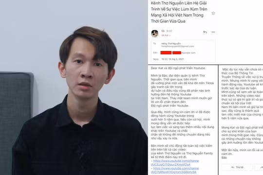 Thơ Nguyễn viết thư tay xin lỗi khán giả