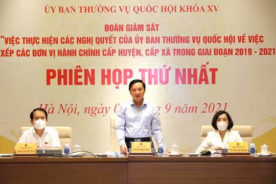 Sắp xếp thu gọn các đơn vị hành chính cấp huyện, xã là nhiệm vụ trọng tâm của hệ thống chính trị