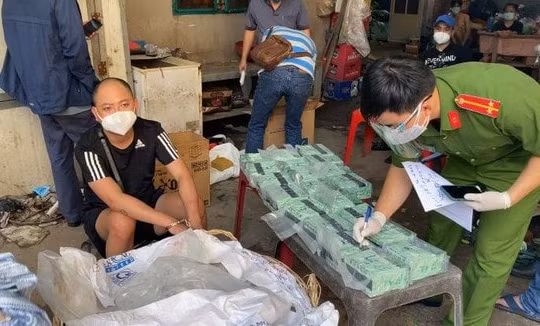Dùng xe "luồng xanh" chở 100kg ma tuý được giấu trong lô hàng mắm cá lóc