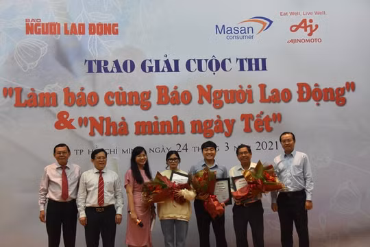 Trao giải 2 cuộc thi "Làm báo cùng Báo Người Lao Động" và "Nhà mình ngày Tết"