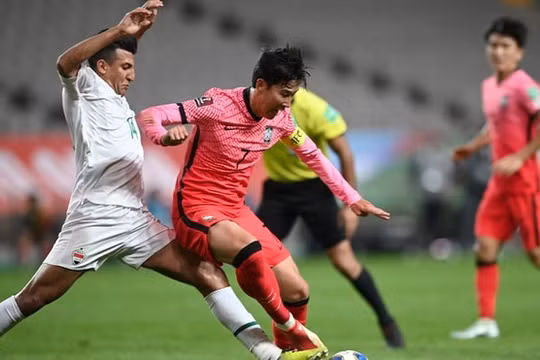 Son Heung Min thi đấu mờ nhạt, Hàn Quốc cầm hòa 0-0 với Iraq