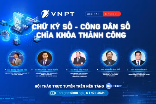 Cùng các chuyên gia trong lĩnh vực chuyển đổi số tại Việt Nam chia sẻ về Chữ ký số