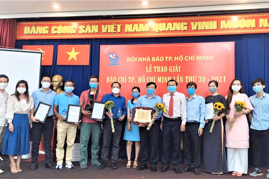 Trao Giải Báo chí TP. HCM lần thứ 39 năm 2021