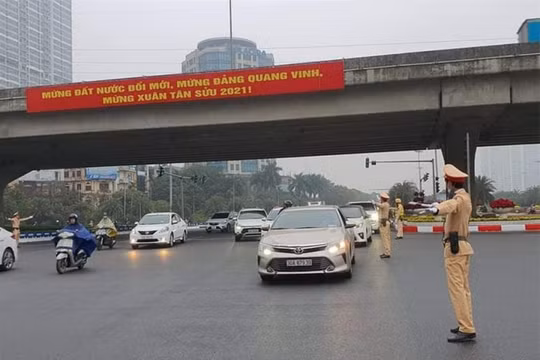 Hà Nội: Trật tự, an toàn giao thông được bảo đảm trong 3 ngày Tết
