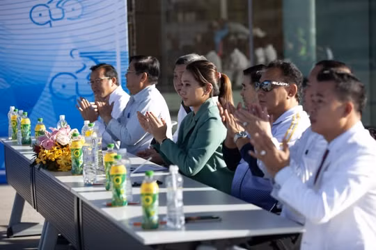 Trà xanh Không độ đồng hành cùng giải đua xe đạp “Về Phước Long xây chiến thắng”