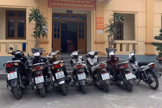 Tạm giữ hình sự đối tượng tiêu thụ xe gian liên tỉnh