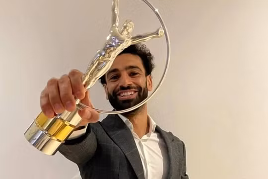 Mohamed Salah được vinh danh ở giải Thể thao Thế giới