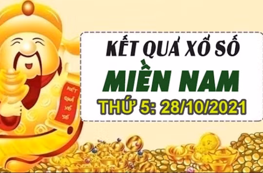 XSMN 28/10: Trực tiếp xổ số miền Nam hôm nay thứ 5 ngày 28/10/2021