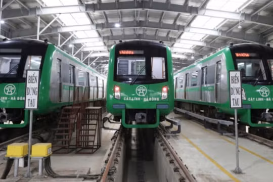 Dự án đường sắt Cát Linh - Hà Đông: Nhóm chuyên gia Trung Quốc chuẩn bị sang vận hành