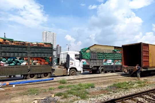 Ngành đường sắt vận chuyển gần 1.000 tấn hàng hóa hỗ trợ miền Nam chống dịch COVID-19