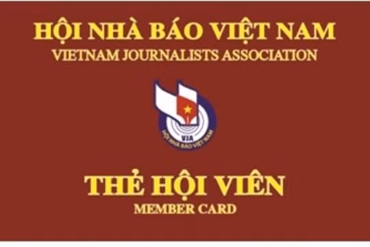 Tổ chức đổi, cấp thẻ hội viên Hội Nhà báo Việt Nam giai đoạn 2021-2026