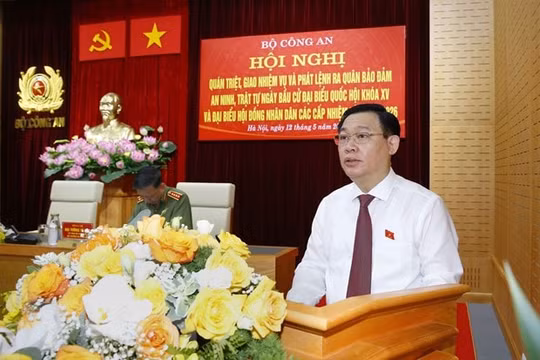 Chủ tịch Quốc hội: Bảo đảm tuyệt đối an ninh, an toàn trong quá trình bầu cử