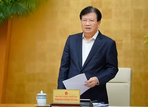 Trình Quốc hội miễn nhiệm Phó Thủ tướng Trịnh Đình Dũng