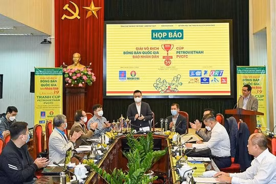 Hơn 100 vận động viên sẽ tham dự Giải vô địch bóng bàn toàn quốc Báo Nhân Dân lần thứ 39