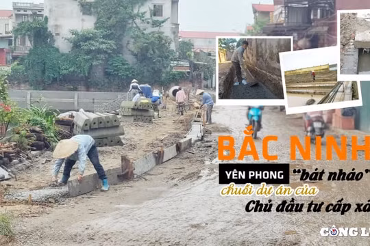 Hàng loạt dự án thi công “bát nháo”, chủ đầu tư ở đâu?