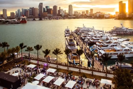 Miami và bí quyết khai thác thế mạnh BĐS nhờ bến siêu du thuyền