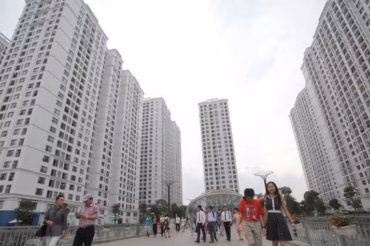 Giá căn hộ bình quân tại Hà Nội đã tiệm cận mức 40 triệu đồng/m2