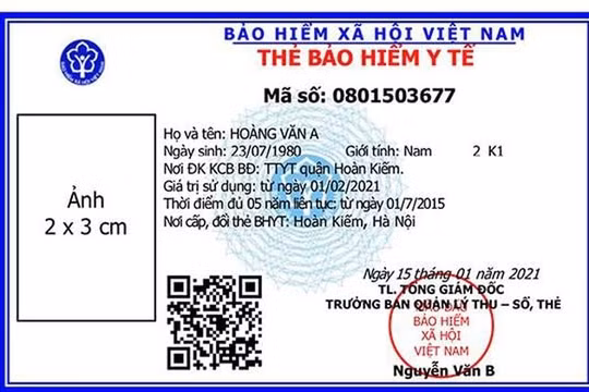 Ngành BHXH Việt Nam sẵn sàng cho công tác cấp thẻ BHYT mẫu mới từ ngày 01/04/2021