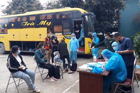 Đã có kết quả xét nghiệm 57 người trên xe khách đưa người Trung Quốc vượt biên