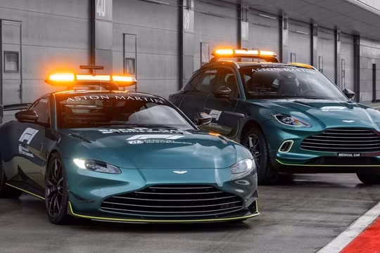 Aston Martin làm xe an toàn và y tế cho đường đua F1