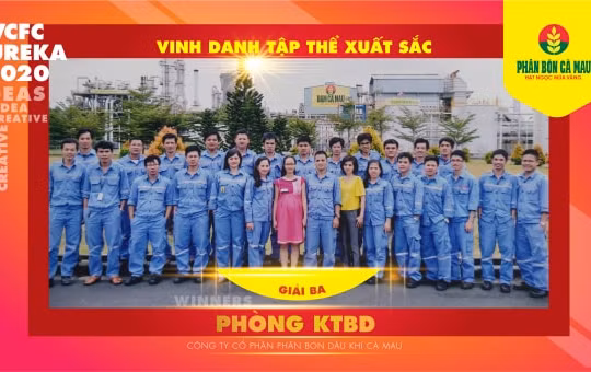 PVCFC EUREKA 2020: Giải thưởng của niềm đam mê sáng tạo không giới hạn
