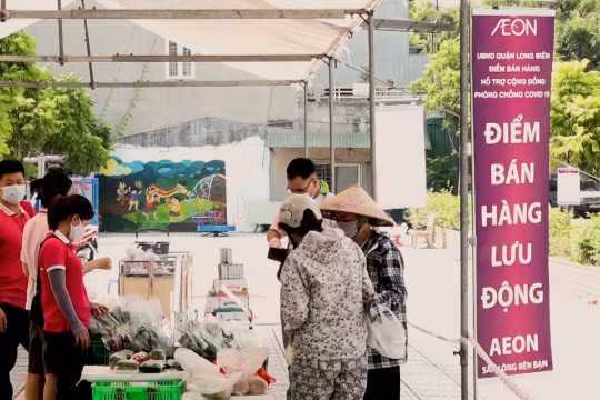 Hà Nội: Triển khai chợ lưu động, đảm bảo chuỗi cung ứng thực phẩm cho người dân