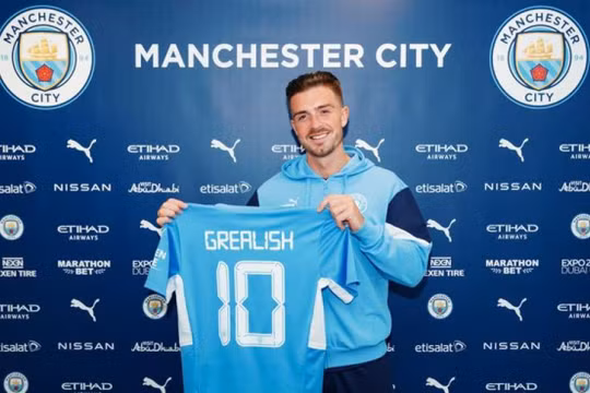 CLB Man City chính thức công bố "bom tấn 100 triệu Bảng" Jack Grealish