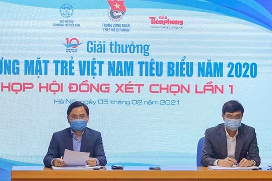 Công bố 20 cá nhân vào vòng trực tuyến Giải thưởng Gương mặt trẻ Việt Nam tiêu biểu 2020