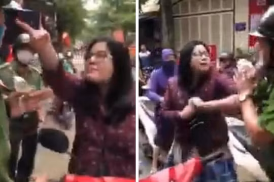 Hà Nội: Điều tra người phụ nữ xưng là “công an phường”, tấn công cảnh sát