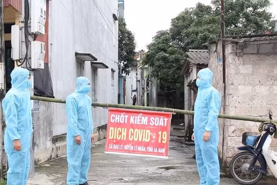 Hà Nam: Cách ly xã hội một xã có 8 ca dương tính Covid-19