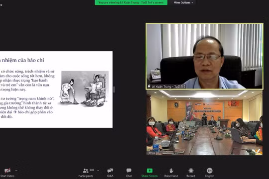 Nhiều chia sẻ quý báu, thẳng thắn tại tọa đàm “Nhà báo với vấn đề bạo hành phụ nữ và trẻ em”