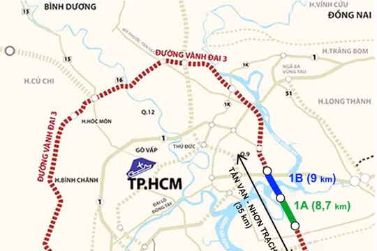 Đầu tư gần 5.300 tỷ đồng để khởi công 9 km thuộc dự án Vành đai 3 TP. HCM
