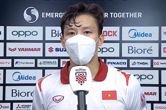 Quế Ngọc Hải xin lỗi người hâm mộ sau trận thua của tuyển Việt Nam