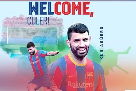 Sergio Aguero chính thức gia nhập CLB Barca
