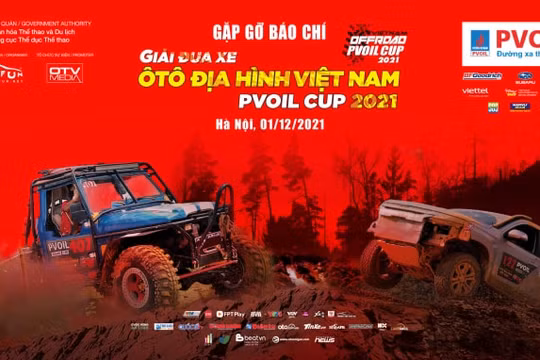 Khởi động “Giải đua xe ô tô địa hình Việt Nam PVOIL CUP 2021”